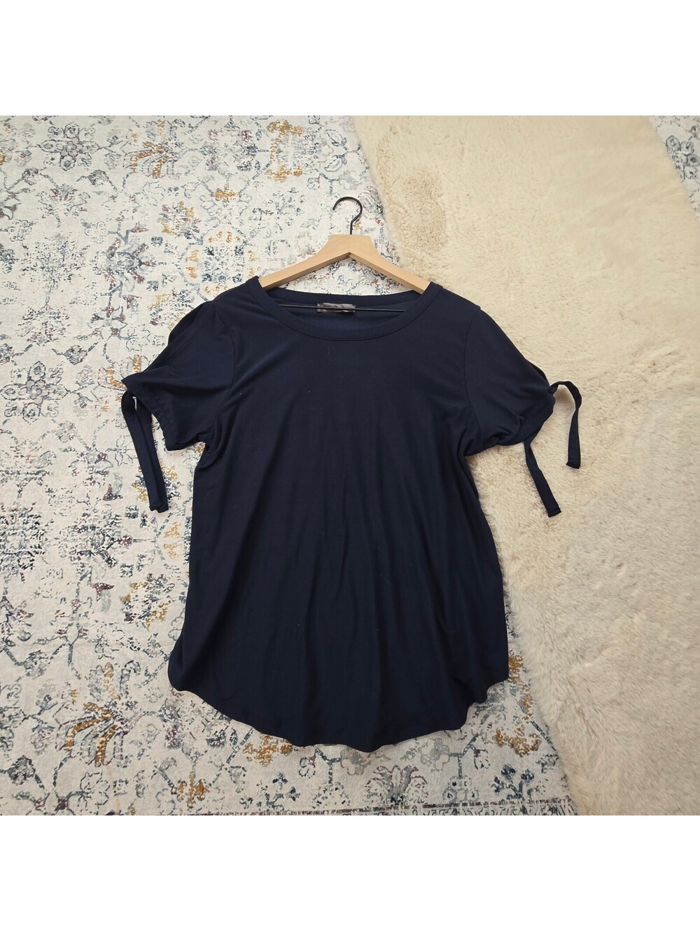 Shiela Rose BlueBlouse Top Women Large